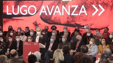 Tomé y la nueva ejecutiva del PSOE de Lugo