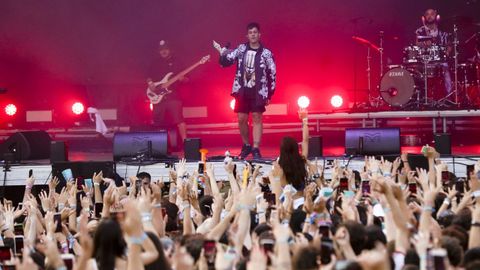 Público durante el concierto de Duki en O Son do Camiño en la edición del 2021.