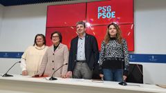 Fueron los representantes del PSOE los encargados de anunciar el pacto con el PP.