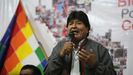 Evo Morales, en septiembre del 2021, en un encuentro con los jóvenes militantes de Perú libre en la ciudad de Arequipa.