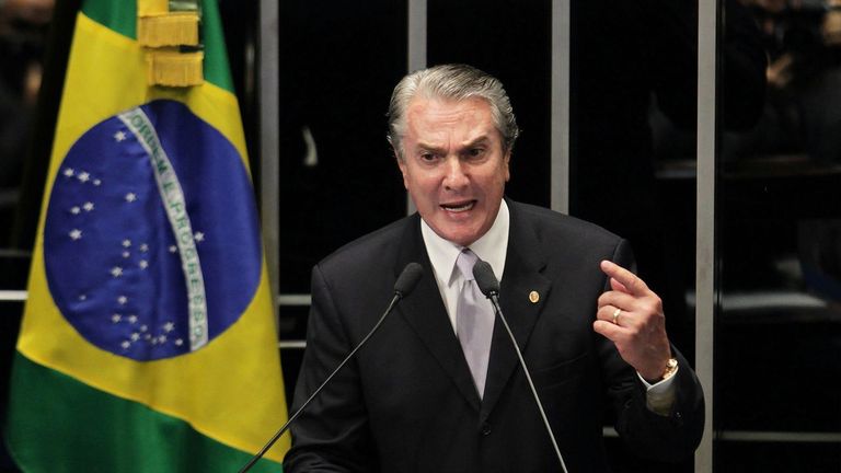 El expresidente de Brasil Fernando Collor de Mello, en una imagen del 2014