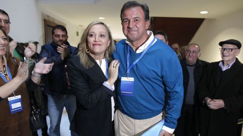 Elena Muñoz y Javier Guerra se enfrentaron en el último congreso local