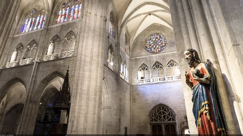 Interior de la Catedral de San Salvador, en Oviedo
