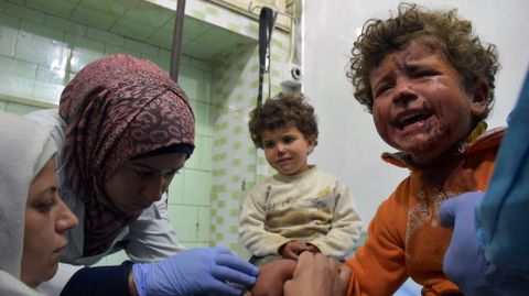 Heridos en el ataque de Alepo