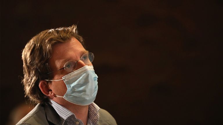 Almeida, en un acto en Madrid la pasada semana