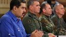 Nicols Maduro, durante su comparecencia en la televisin pblica tras permanecer quince horas desaparecido