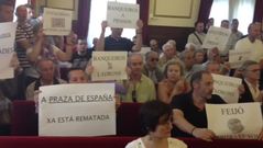 Abucheos en el pleno ferrolano