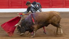 El torero Julin Lpez, El Juli, durante una corrida de toros en Santander