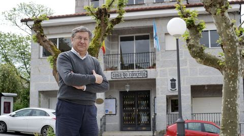 Mario Rodríguez, alcalde  de Esgos