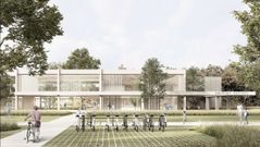 Imagen del diseño que tendrá El nuevo campus de Coruña British International School en Culleredo.