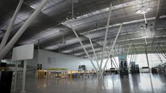 Terminal de Santiago complemente vaca en el mes de abril, con el primer estado de alarma y el confinamiento total