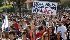 Los estudiantes gallegos vuelven a salir a la calle en contra de la Lomce
