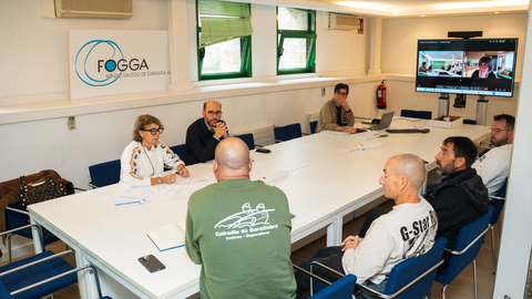 Reuni�n de representantes de la Xunta y las cofrad�as de Ferrol y Barallobre.