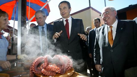 Zapatero acudi como presidente del Gobierno al San Froiln del 2005