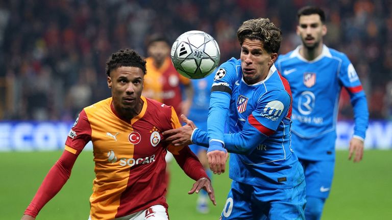 El Atlético se jugará estar en el top 8 de la Champions en la última jornada tras empatar con el Galatasaray (1-1)