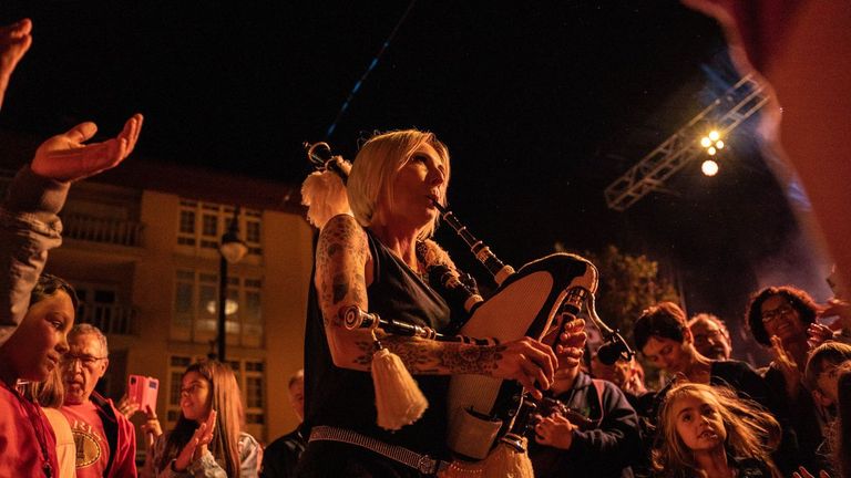 Música a pie de público: las fotos del concierto de Susana Seivane en Cee