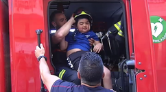 Los Bomberos de Marbella pagan el funeral del ni�o enfermo de c�ncer al que ayudaban a ir al colegio