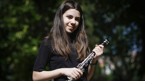 La clarinetista ourensana Estela Rodrguez