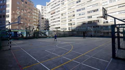 La plaza de San Pablo, en A Coruña