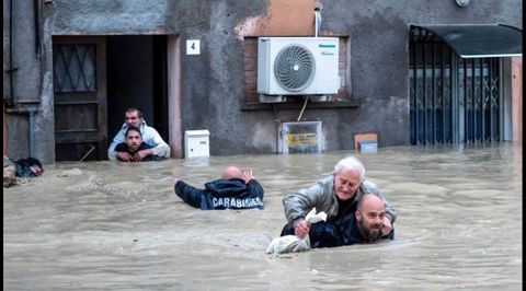 Flash floods in the Emilia-Romagna region