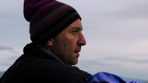 Juan, el patr�n de la embarcaci�n bautizada con el nombre de�Paz de Mar en Tapia de Casariego