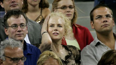 La actriz, durante un partido de tenis en Nueva York, en septiembre del 2005