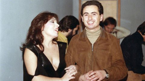 Castro, con Massiel, que también pasó por Exágono