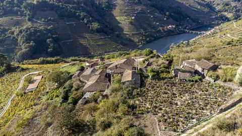 Vistas de la aldea de Bexán, en O Saviñao, en una imagen de archivo