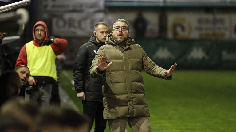 Javi Rey, durante un partido
