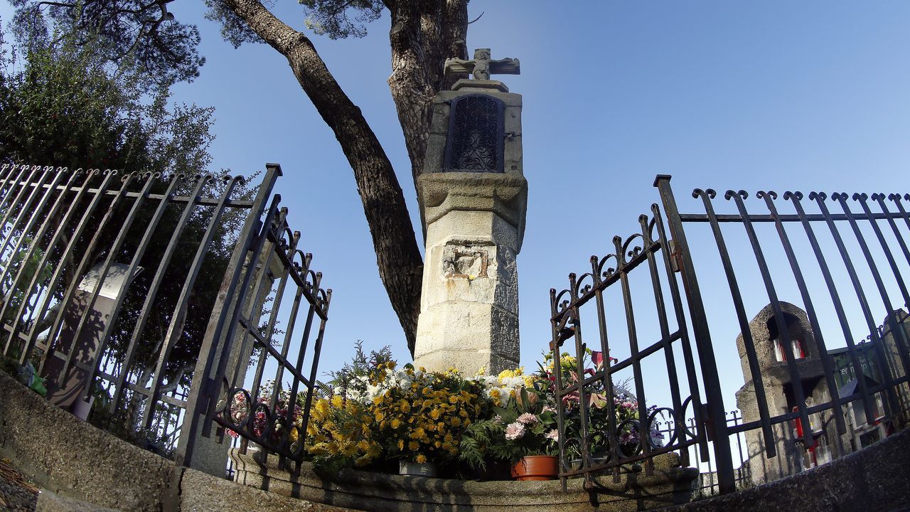 Territorio de los peculiares cruceiros de capelia.Jenner David Ludea y Sergio Gonzlez completaron el domingo la segunda etapa de su reto del Camino