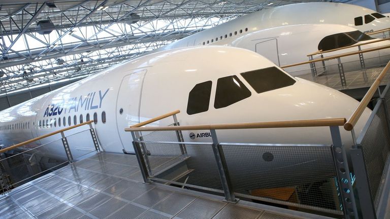 Airbus se hunde más de un 9% en Bolsa tras el incidente en los 6.000 aviones A320