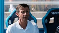 Jos� �ngel Ziganda, durante el choque ante la UD Ibiza