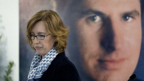 La presidenta de la Fundación Ordóñez y viuda del político del PP asesinado, Ana Iríbar