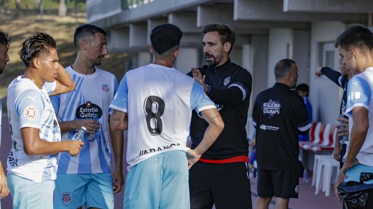 Borja Fernández, entrenador del CD Lugo: «Estou contento e o que vexo dos rapaces é bastante bo»