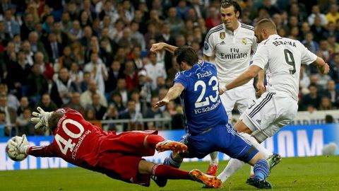 El Real Madrid se qued a un solo gol de caer eliminado de la Champions ante un sorprendente Schalke.