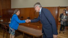 La ministra de Defensa, Margarita Robles, reunida con Jean-Pierre Lacroix, secretario general adjunto de Operaciones de Paz de la ONU.
