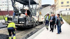 El alcalde supervis las obras financiadas con fondos municipales