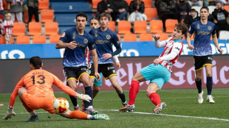 El Unionistas le corta el paso al Lugo en su camino hacia los puestos de «play off» (1-3)