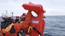 Rescate en el Mediterráneo del barco Geo Barents, de Médicos sin Fronteras, el pasado febrero