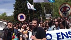 Foto protesta estudiantes
