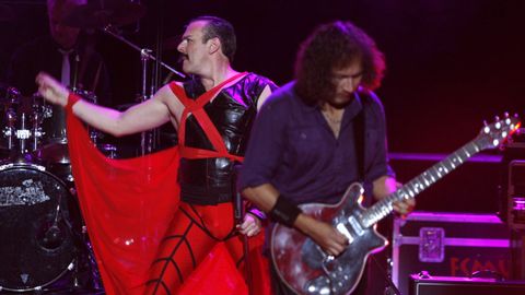 Dr. Queen, en un concierto en Vilagarcía.