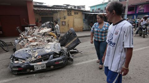 La cooperante viaj a la ciudad de Portoviejo, una de las tres ms afectadas por el terremoto