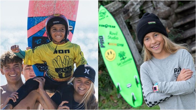 Mateo Sanmartín y Candela Pérez, talento de Ferrolterra en el Eurokids de Canarias