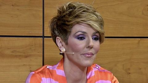 Rocío Carrasco, en una de sus últimas apariciones en televisión