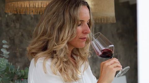 Alba Abiega, de la bodega Alba en Ribera