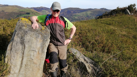 Investigando como antrop�logo en Biescas de Vald�s