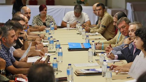Unions and employers in negotiations last Wednesday, July 12.