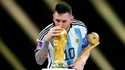 Leo Messi.Leo Messi con Argentina