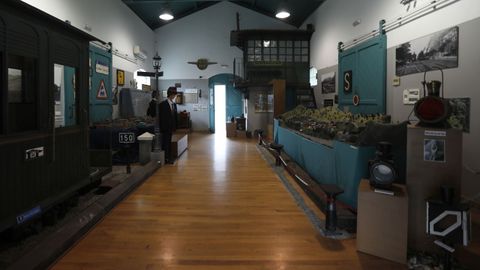 El antiguo muelle de mercancas de Os Peares se transform en el Museo do Ferrocarril 