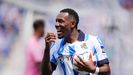 Sheraldo Becker celebra un gol con la Real Sociedad